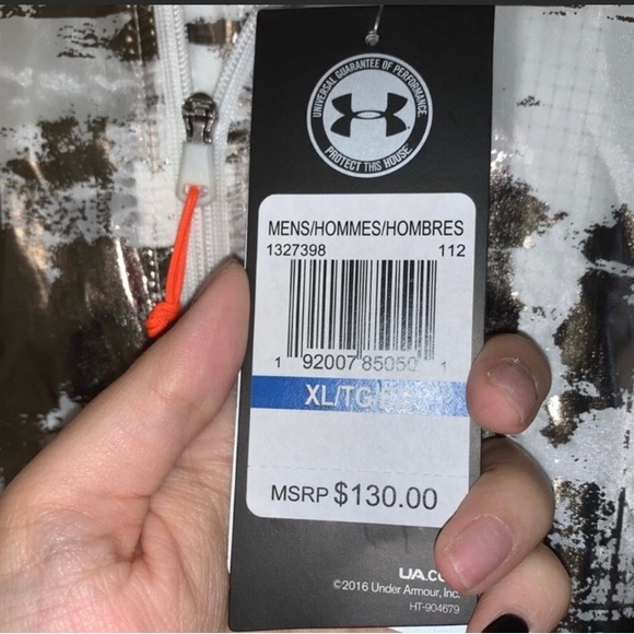 NWT Under Armour Perpetual Windbreaker - Picture 6 of 6